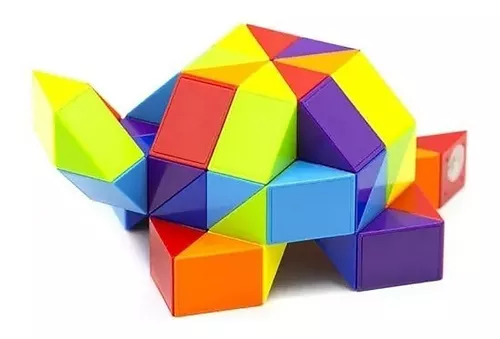 Jogos de Raciocínio Cubo Mágico Snake Cube kit com 6 desafios