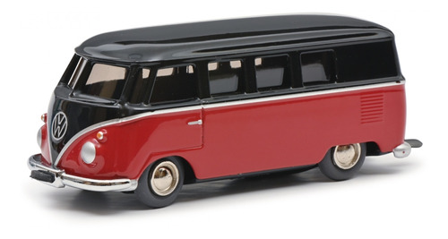 Carro Colección De Cuerda Micro Racer Vw T1 Bus, Brown-red