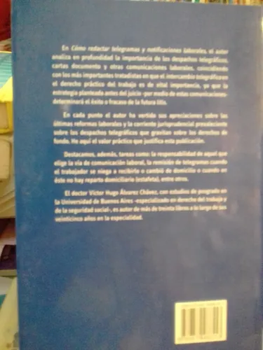 Notificaciones Laborales Cómo Redactar Álvarez Chávez (Usado)