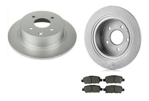 Kit Discos Y Pastillas De Freno Nissan Tiida Tras 292mm