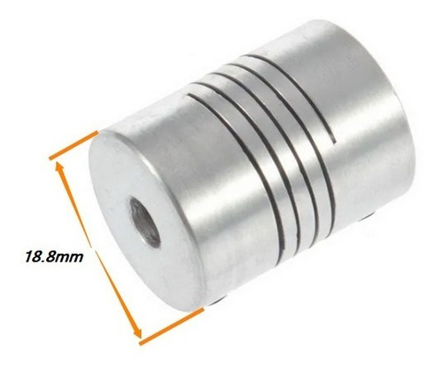 Cople Flexible De Aluminio De 5 A 8 Mm