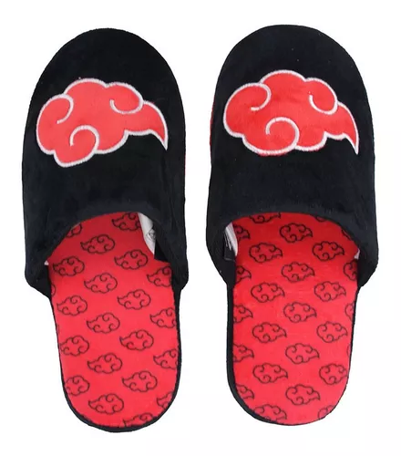 Pantufa Chinelo De Quarto Nuvens Akatsuki Oficial Naruto - Zona