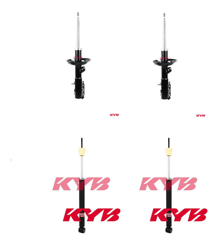 Kit 4 Amortiguadores Honda Cr-z 2013-2015 Kyb