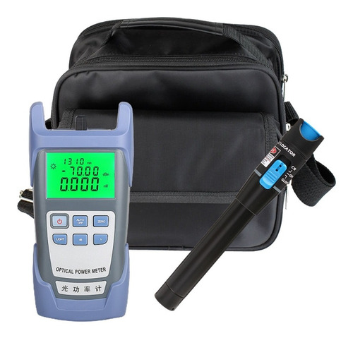 Kit Medidor De Potencia Power Meter + Vfl Fibra Optica Ftth