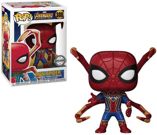 Figura Muñeco Tipo Funko Pop Iron Spider Man Marvel 300