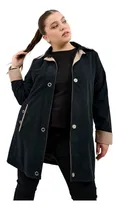 Comprar Campera Mujer Piloto Gamuzado Talles Grandes Especiales