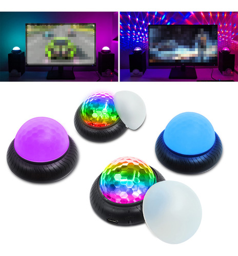 Juego De Fiesta Ambient Night Light Magic Light Con Sonido D