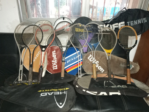 Lote Tenis Raquetas Y Fundas. 8 Raquetas Y 11 Fundas 