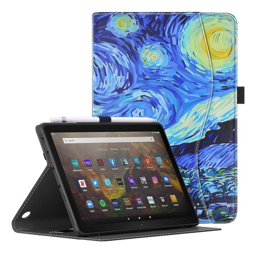 Funda Para Amazon Kindle Fire Hd 10 (diseno Van Gogh)