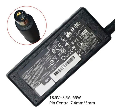 Cargador Alternativo Hp Y Compaq 18.5v 3.5a Pin Central