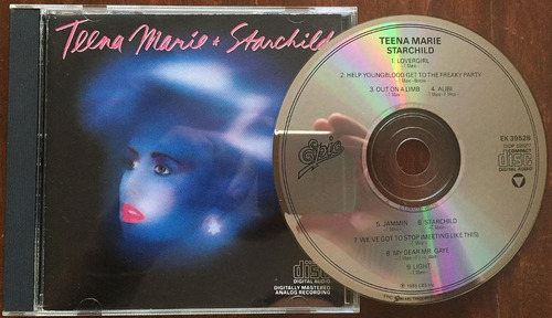 Teena Marie Starchild Pop Funk 80's Album 1985 Cd Epic Eua R