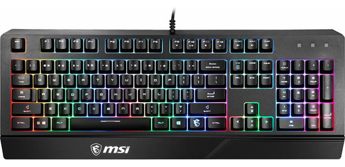 Msi Teclado Para Juegos Con Retroiluminación Rgb Dedicado .