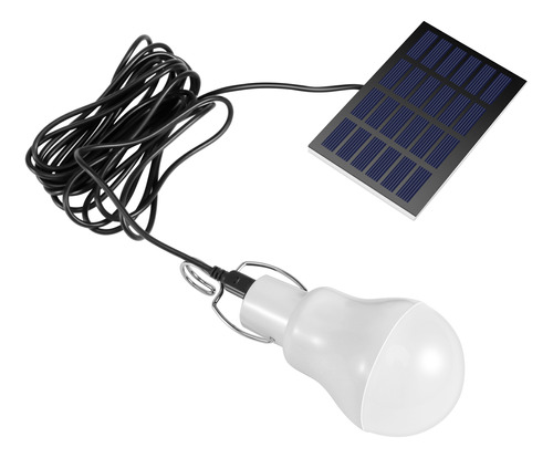 Bombilla Led Alimentada Por Panel Solar, Portátil, Para Acam