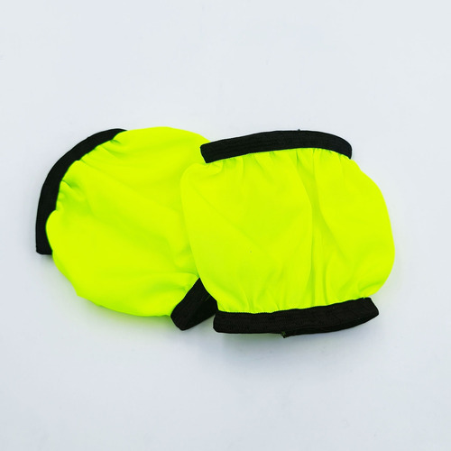 Forro Para Moto Prot Mandos U/v(par) Verde Fluorescente