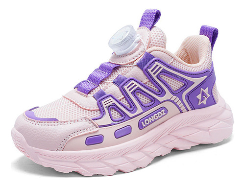 Zapatillas Para Correr Transpirables De Malla Para Niños
