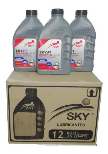 Aceite Mineral Sky F1 15w-40