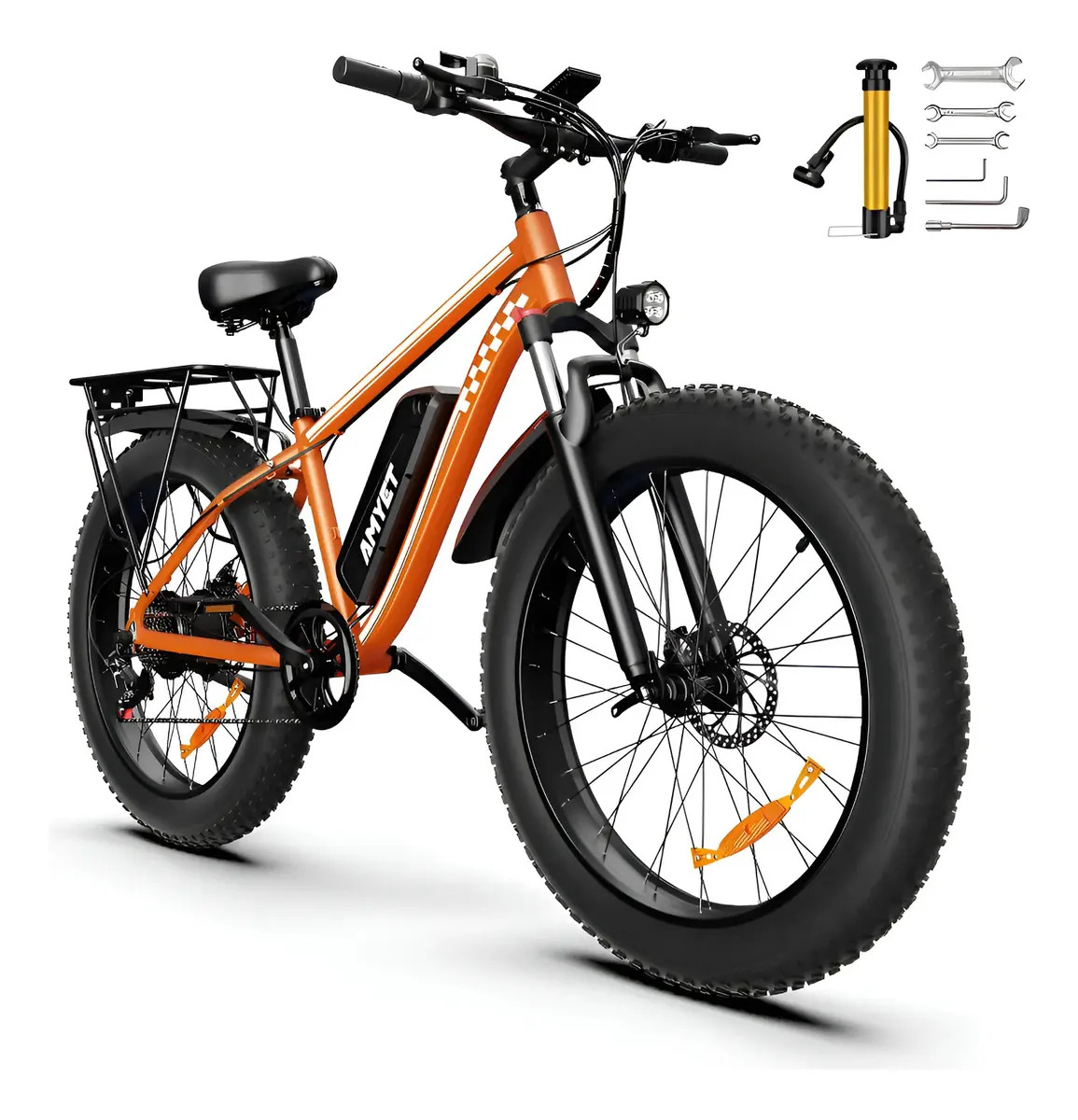 Bicicleta Eléctrica Amyet EB26 para Adulto, 1000W y Rodado de 26" con Doble Suspensión