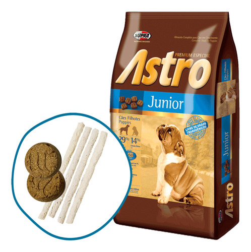 Comida Astro Junior Perro Cachorro 10,1 Kg + Regalo