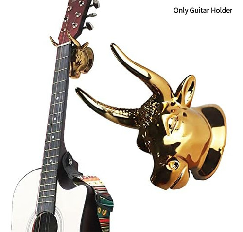 Lkerejol Soporte Para Guitarra Con Cabeza De Toro, Colgador