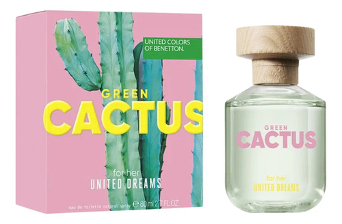 Green Cactus For Her Edt 80ml Silk Perfumes Original Ofertas