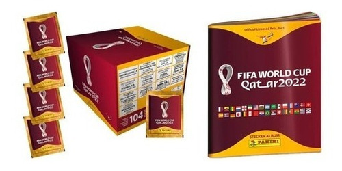 Imagen 1 de 5 de Álbum Pasta Blanda Y Caja Por 104 Sobres Panini Qatar 2022