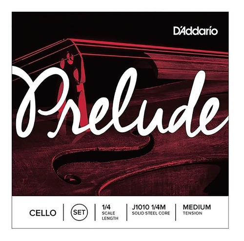 Encordado Para Cello Daddario Prelude Set 1/4 Tensión Media
