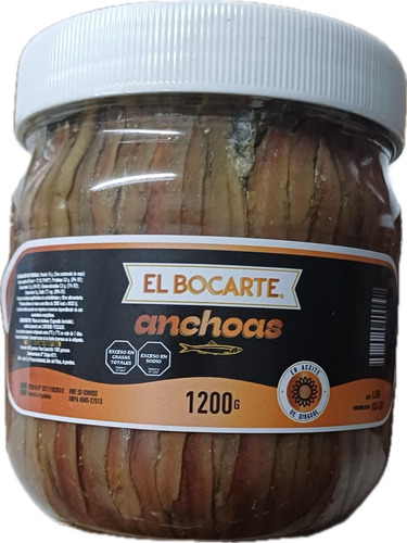 Anchoas - Buom Mare - Frasco En Sobres 60x3 1200gr