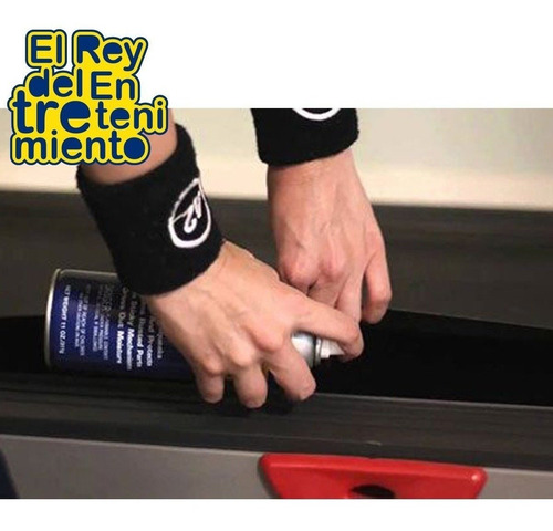 Imagen 3 de 4 de Lubricante P/ Cinta Caminador Silicona Aerosol 16oz - El Rey