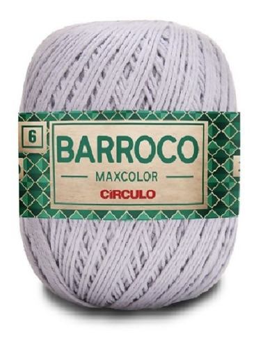 Barbante Barroco Maxcolor 6 Fios 200gr Linha Crochê Colorida Cor Polar-8088
