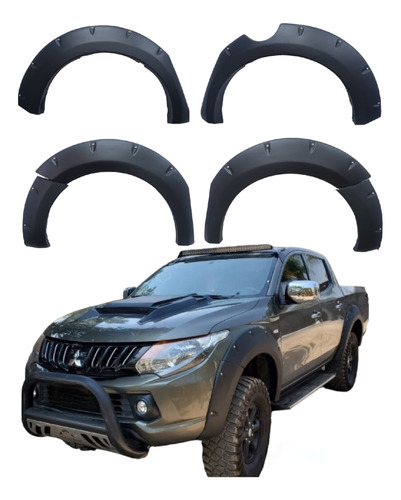 Cantoneras Tipo Remaches Mitsubishi L200  2016-19