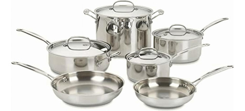 Cuisinart 77-10 Chef's Classic Stainless 10-piece Cookware