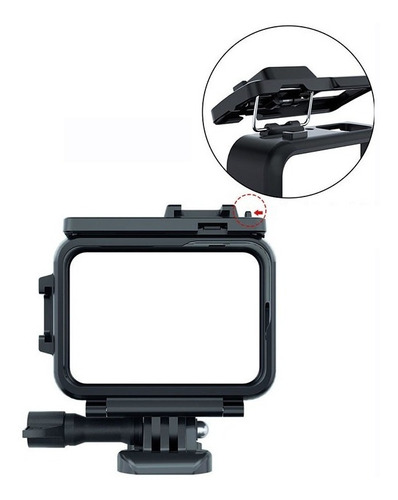 Imagen 6 de 6 de Frame Marco Protector Carcasa Para Gopro Hero 9 Black
