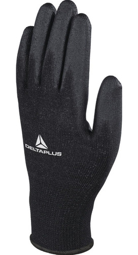 12 Guantes Con Palma De Poliuretano Deltaplus Ve702pn