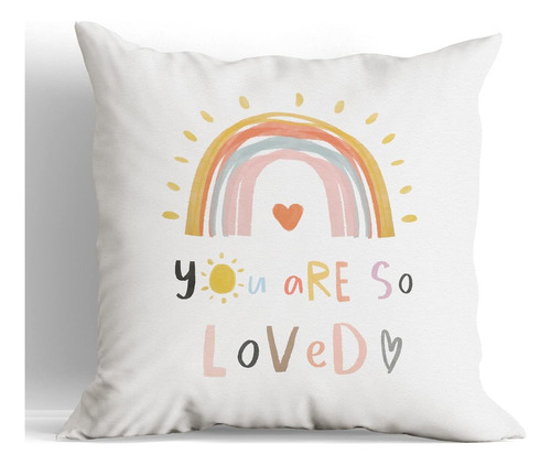 You Are So Loved Funda De Almohada Con Dibujo A Mano De Arco