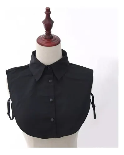 Suéter Tipo Blusa De Algodón Con Cuello Falso Ol, Camisa Des