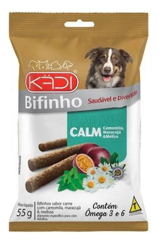 Petisco Para Cães Kadi Bifinho Calm Sabor Carne 55gr