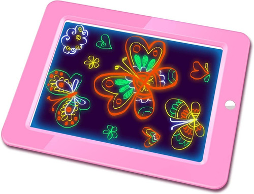 Pantalla Pizarra Especial Aprendizaje Niños Colores Led 3d