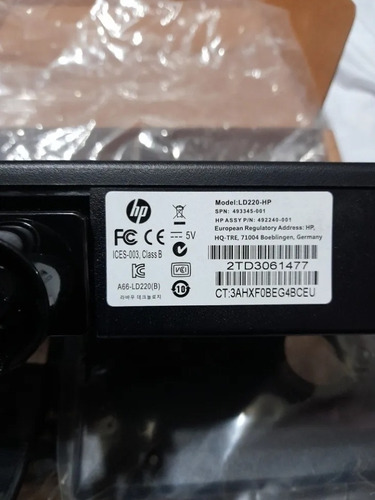 Hp Pos Pole Display All Ld 220, 493345-001, Fk225aa, Usb 2.0