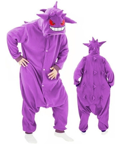 Pijama Grueso De Una Pieza Gengar De Invierno 2022 Para Pare