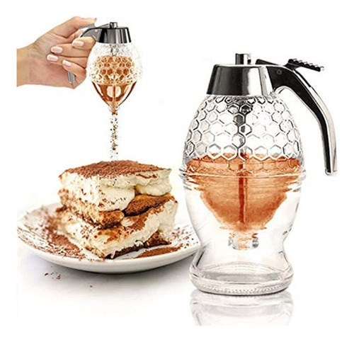 * Dispensador De Miel, Jarabe Sin Goteo, Recipiente For