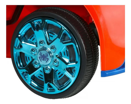 Carro Electrico 6v Infantil Spidey Spiderman. Luces Y Sonido Color Rojo Y Azul