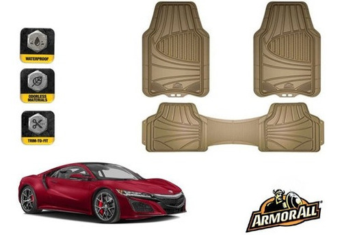 Kit Tapetes Beige Uso Rudo Acura Nsx 3.5l T 2017 Armor All