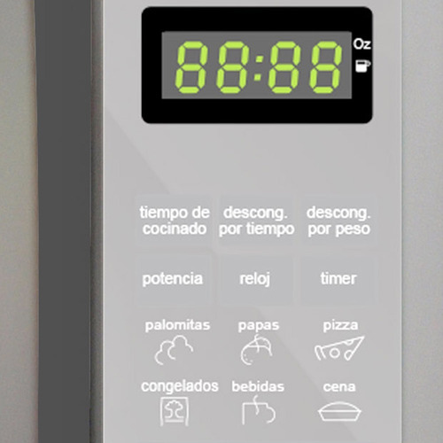 Microondas Mabe Hmm70sej Silver 20l 700w De Mesa