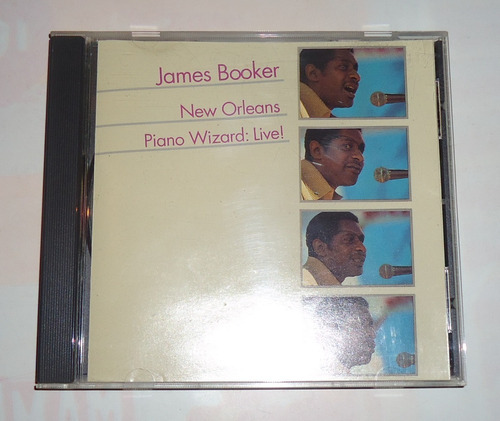Cd James Booker New Orleans Piano Wizard Live Importado  