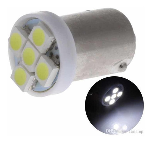 Bombillo Muelita 1 Contacto Led 5 Led (par)