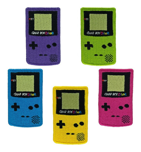 Game Boy Color - Parches Bordados - Nintendo - X5u