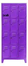 Comprar Lockers Metálicos 12 Puertas Marca Facmig Chapa 22 Reforzado