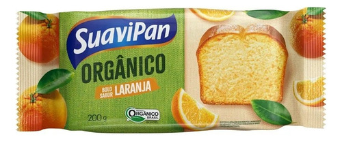 Bolo Orgânico de Laranja Suavipan 200g