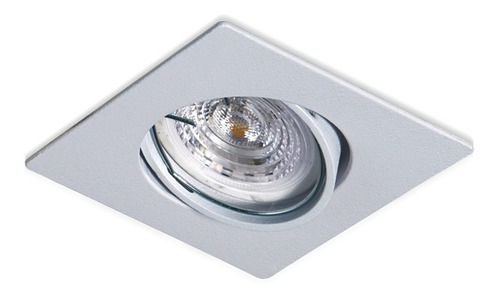 Spot Para Embutir Cuadrado De Aluminio 9x9cm Apto Dicro Led Gu10