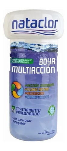 Boya Para Pileta Multiaccion Recargable Nataclor Mm